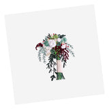 Max Maxb Embroidery Starter Kit with Pattern DIY Needlework for Home Wall Decor White