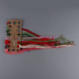 Max Maxb Embroidery Starter Kit with Pattern DIY Needlework for Home Wall Decor Red