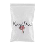Max Maxb Embroidery Starter Kit with Pattern DIY Needlework for Home Wall Decor Red