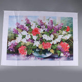 Max Ribbon Embroidery Set Floral Cross Stitch Kit DIY Ribbon Embroidery Painting