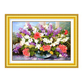 Max Ribbon Embroidery Set Floral Cross Stitch Kit DIY Ribbon Embroidery Painting