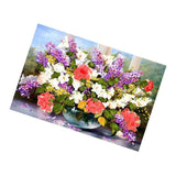 Max Ribbon Embroidery Set Floral Cross Stitch Kit DIY Ribbon Embroidery Painting