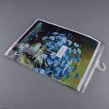 Max Ribbon Embroidery Kit For Beginner Blue Daisy Pattern DIY Home Wall Decor