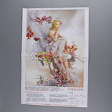 Max Ribbon Embroidery Kit For Beginner Flower Angel Design DIY Home Wall Decor
