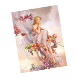 Max Ribbon Embroidery Kit For Beginner Flower Angel Design DIY Home Wall Decor