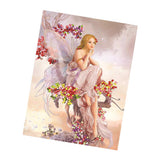 Max Ribbon Embroidery Kit For Beginner Flower Angel Design DIY Home Wall Decor