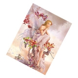 Max Ribbon Embroidery Kit For Beginner Flower Angel Design DIY Home Wall Decor