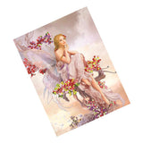 Max Ribbon Embroidery Kit For Beginner Flower Angel Design DIY Home Wall Decor