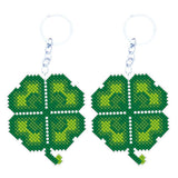 Max Hand Embroidery Starter Kits DIY Keychain Cross Stitch Kit Leaf
