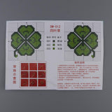 Max Hand Embroidery Starter Kits DIY Keychain Cross Stitch Kit Leaf