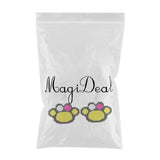 Max Hand Embroidery Starter Kits DIY Keychain Cross Stitch Kit Footprint Yellow