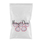 Max 5pcs Crochet Coaster Appliques Handmade Crochet Doily Embellishment for Home