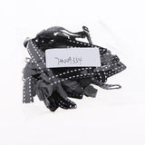 Max 20 Pieces Metal Zipper Puller with Webbing Cord for Sportwear Black