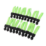 Max 20 Pieces Metal Zipper Puller with Webbing Cord for Sportwear Green