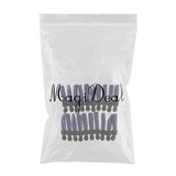 Max 20 Pieces Metal Zipper Puller with Webbing Cord for Sportwear Blue
