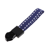 Max 20 Pieces Metal Zipper Puller with Webbing Cord for Sportwear Blue