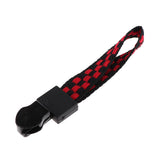 Max 20 Pieces Metal Zipper Puller with Webbing Cord for Clothing Black Red