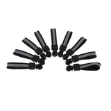 Max 20 Pieces Metal Zipper Puller with Webbing Cord for Clothing Fluorescence