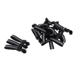 Max 20 Pieces Metal Zipper Puller with Webbing Cord for Clothing Fluorescence