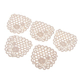 Max 5 Pieces/pack Embroidered Lace Patch Appliques DIY Sewing Accessories Type 3
