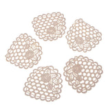 Max 5 Pieces/pack Embroidered Lace Patch Appliques DIY Sewing Accessories Type 3