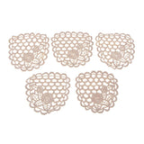 Max 5 Pieces/pack Embroidered Lace Patch Appliques DIY Sewing Accessories Type 3