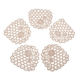 Max 5 Pieces/pack Embroidered Lace Patch Appliques DIY Sewing Accessories Type 3