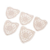 Max 5 Pieces/pack Embroidered Lace Patch Appliques DIY Sewing Accessories Type 4