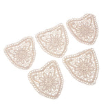 Max 5 Pieces/pack Embroidered Lace Patch Appliques DIY Sewing Accessories Type 4
