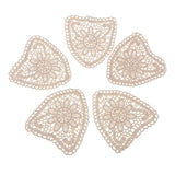 Max 5 Pieces/pack Embroidered Lace Patch Appliques DIY Sewing Accessories Type 4