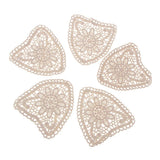 Max 5 Pieces/pack Embroidered Lace Patch Appliques DIY Sewing Accessories Type 4