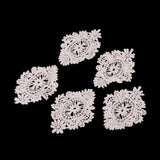 Max 5 Pieces Embroidery Flower Patches Appliques for Clothing Dress Decor N002