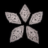 Max 5 Pieces Embroidery Flower Patches Appliques for Clothing Dress Decor N001