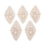 Max 5 Pieces Embroidery Flower Patches Appliques for Clothing Dress Decor N001