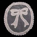 Max 5 Pieces Embroidery Lace Patches Appliques for Clothes Dress Decor Bow