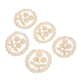 Max 5 Pieces Embroidery Lace Patches Appliques for Clothes Dress Decor Flower