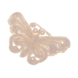 Max 5 Pieces Embroidery Lace Patches Appliques for Clothes Dress Decor Butterfly