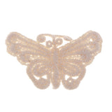 Max 5 Pieces Embroidery Lace Patches Appliques for Clothes Dress Decor Butterfly