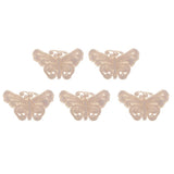 Max 5 Pieces Embroidery Lace Patches Appliques for Clothes Dress Decor Butterfly