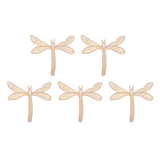 Max 5 Pieces Embroidery Lace Patches Appliques for Clothes Dress Decor Dragonfly