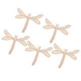 Max 5 Pieces Embroidery Lace Patches Appliques for Clothes Dress Decor Dragonfly