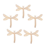 Max 5 Pieces Embroidery Lace Patches Appliques for Clothes Dress Decor Dragonfly