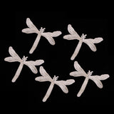 Max 5 Pieces Embroidery Lace Patches Appliques for Clothes Dress Decor Dragonfly