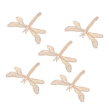 Max 5 Pieces Embroidery Lace Patches Appliques for Clothes Dress Decor Dragonfly