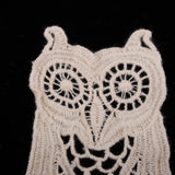 Max 1 Piece Cotton Embroidered Owl Patches Appliques for Clothes Dress Bag Decor