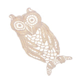 Max 1 Piece Cotton Embroidered Owl Patches Appliques for Clothes Dress Bag Decor