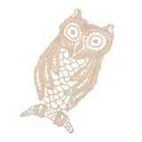 Max 1 Piece Cotton Embroidered Owl Patches Appliques for Clothes Dress Bag Decor