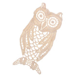 Max 1 Piece Cotton Embroidered Owl Patches Appliques for Clothes Dress Bag Decor