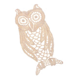 Max 1 Piece Cotton Embroidered Owl Patches Appliques for Clothes Dress Bag Decor