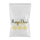 Max Maxb 5Pcs Embroidery Flower Sew On Patch Badge Clothes Fabric Applique Yellow